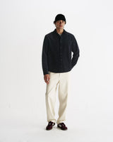 Shelly - Navy Seersucker Corduroy Shirt