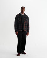 Whiting - Teal And Orange Drawn Check Overshirt