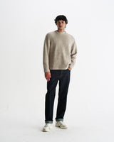 Wilde - Natural Donegal Wool Crewneck