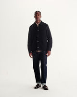 Romer - Black Heavy Crinkle Cotton Overshirt