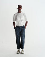Kurt - Petrol Blue Organic Cotton Trousers