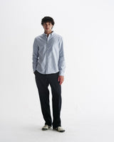 Abingdon - Blue Preppy Stripe Shirt
