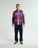 Whiting - Pink And Multicolour Pike Check Overshirt
