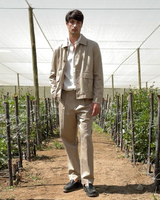 Strand - Beige Cotton Tencel Twill Jacket