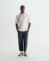 Milton - White Organic Compact Cotton T-Shirt