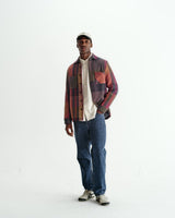 Whiting - Orange And Multicolour Tempo Check Overshirt