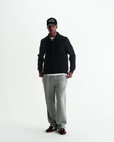 Hays - Black Structured Waffle Overshirt