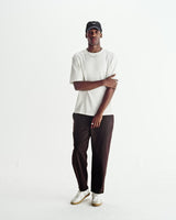 Milton - Ecru Organic Waffle Cotton T-Shirt
