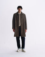 Stan - Brown Fleck Tweed Car Coat