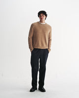 Wilde - Camel Fluffy Wool Crewneck