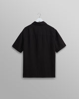 wax london Ren Shirt Black Linen