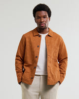 Rockley - Rust Honeycomb Jacquard Overshirt