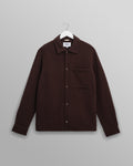 Romer - Dark Brown Heavy Crinkle Cotton Overshirt
