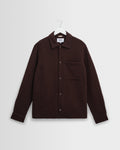 Romer - Dark Brown Heavy Crinkle Cotton Overshirt