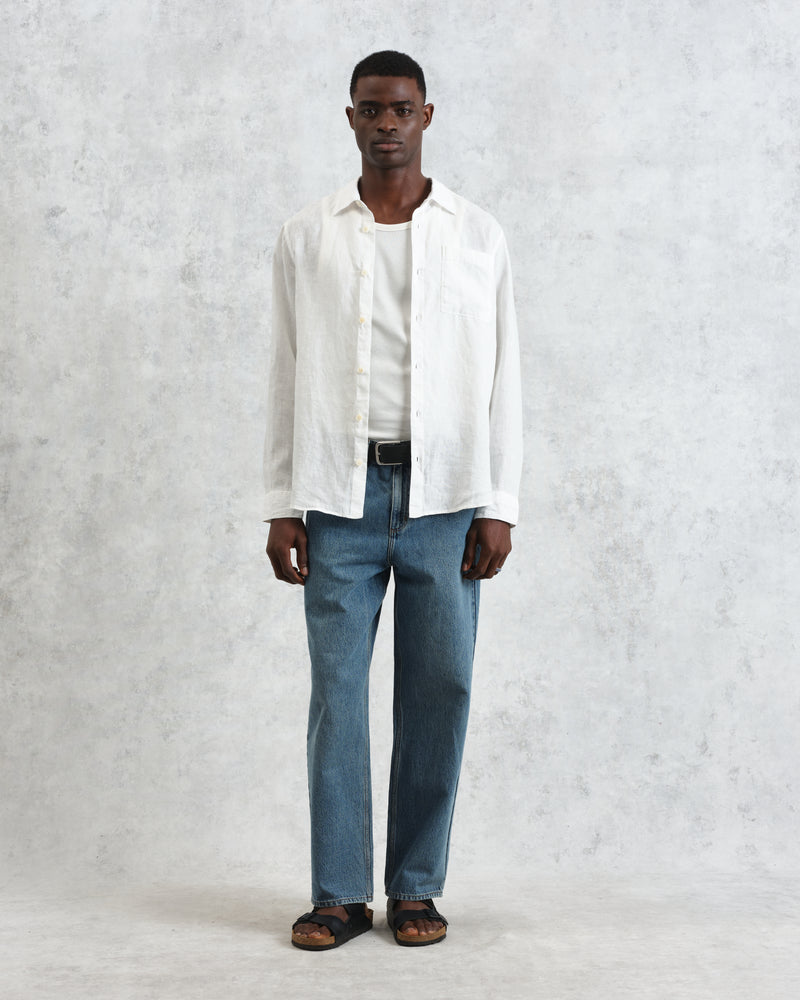 wax london Rove - White Linen Shirt
