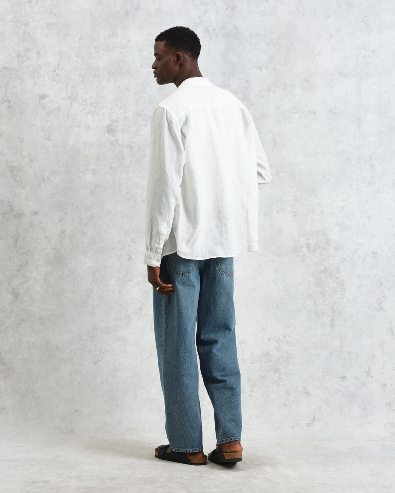 wax london Rove - White Linen Shirt