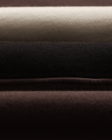 wax london men's Rowhill - Brown And Black Panelled Loopback Rugby Shirt