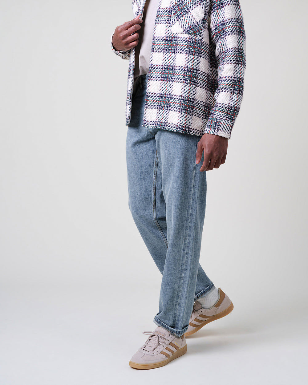 Men's Blue Wash Selvedge Straight Fit Denim Jeans | Wax London
