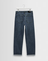 Russell - Mid Blue Wash Selvedge Straight Fit Denim Jeans