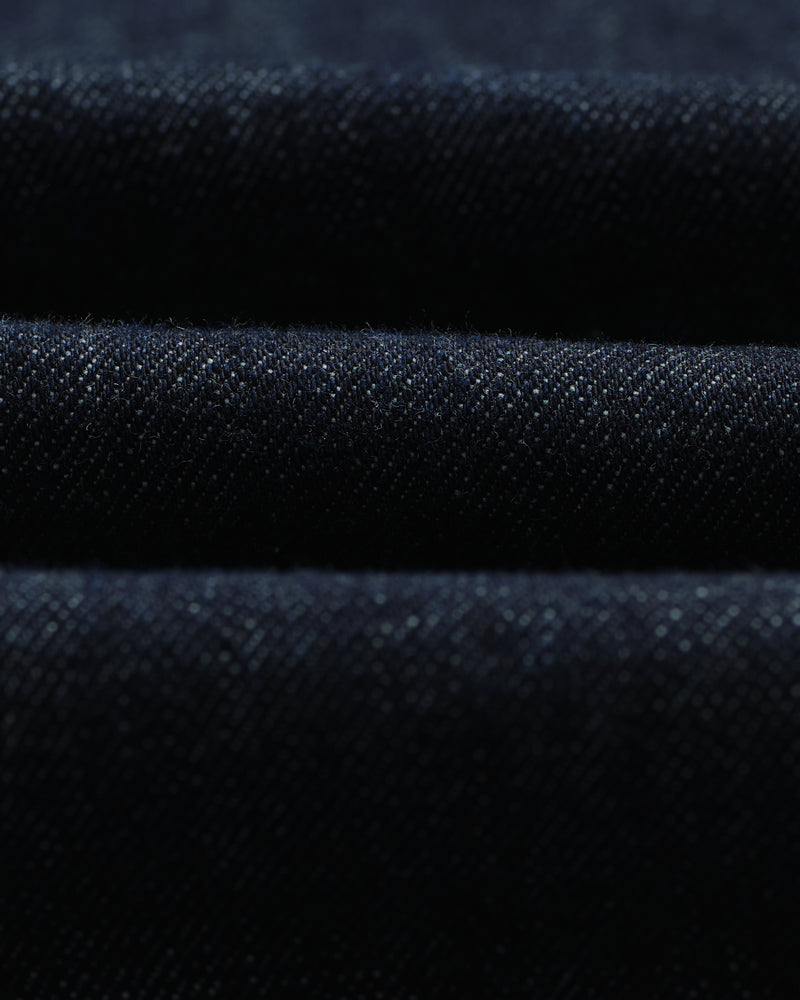 wax london men's Russell - Rinse Wash Selvedge Straight Fit Denim Jeans