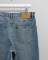 wax london Russell - Vintage Blue Straight Fit Denim Jeans