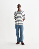 wax london men's Russell - Vintage Blue Straight Fit Denim Jeans