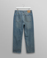 wax london Russell - Vintage Blue Straight Fit Denim Jeans