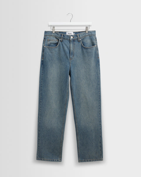 Russell - Vintage Blue Straight Fit Denim Jeans