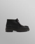 S.T. Valentin - Black Grain Leather Chunky Deck Boot