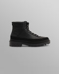 S.T. Valentin - Black Grain Leather Outset Boot