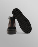 wax london men's S.T. Valentin - Brown Smooth Leather Outset Boot