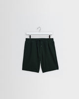 Sam - Bottle Green Textured Waffle Shorts