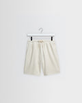 Sam - Ecru Textured Waffle Shorts