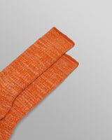 wax london men's Sandwell - Orange Twisted Cotton Socks