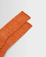 wax london men's Sandwell - Orange Twisted Cotton Socks