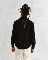 wax london Shelly - Black Seersucker Corduroy Shirt