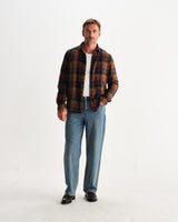wax london men's Shelly - Multicolour Check Flannel Shirt