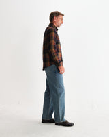 wax london men's Shelly - Multicolour Check Flannel Shirt