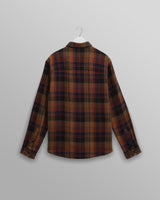 wax london men's Shelly - Multicolour Check Flannel Shirt