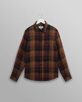 wax london men's Shelly - Multicolour Check Flannel Shirt