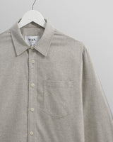 wax london Shelly - Natural Plain Weave Shirt