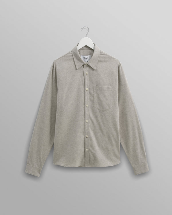 wax london Shelly - Natural Plain Weave Shirt