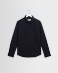 Shelly - Navy And Black Check Dobby Cotton Shirt