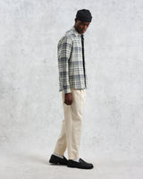 wax london Shelly - Navy/Green Flannel Shirt