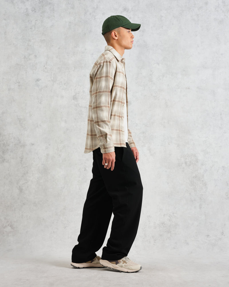 wax london Shelly - Sage And Ecru Ombre Flannel Shirt