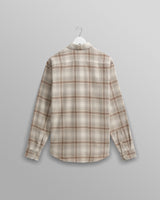 wax london Shelly - Sage And Ecru Ombre Flannel Shirt