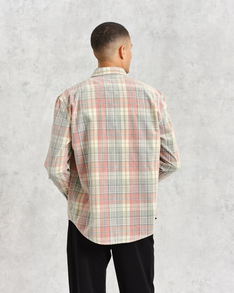 wax london Shelly Shirt Pink/Sage Cord