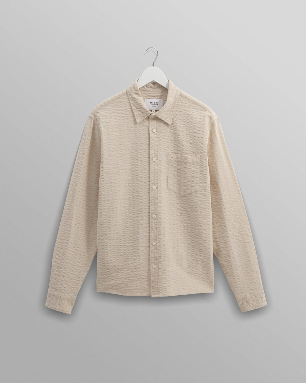 Shelly - Stone Seersucker Corduroy Shirt