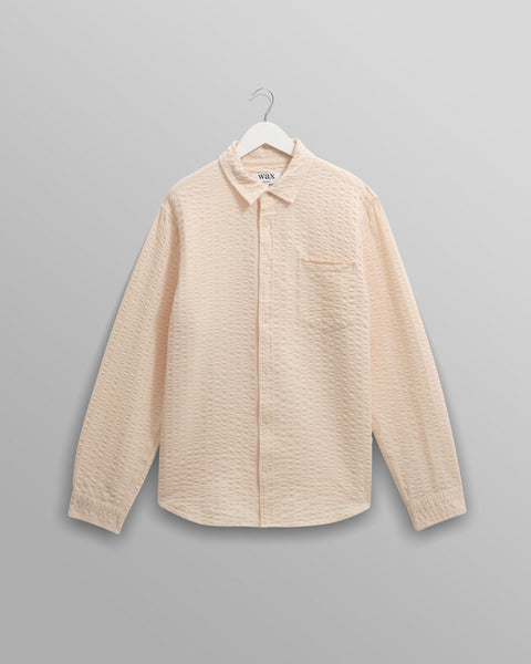 Shelly - Stone Seersucker Corduroy Shirt