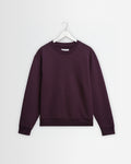 Sidney - Washed Purple Loopback Cotton Sweatshirt